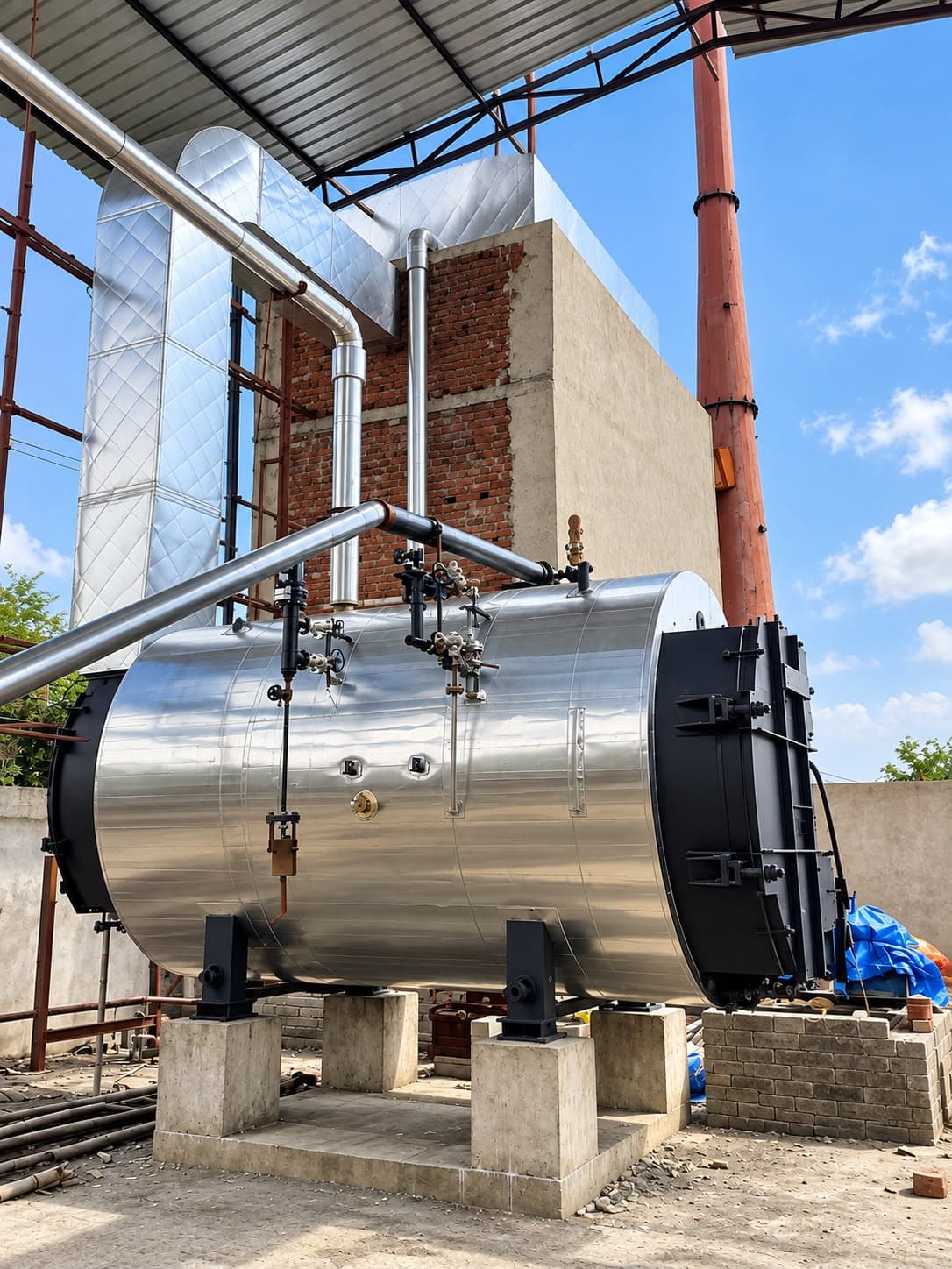 Boiler Erections — project photograph